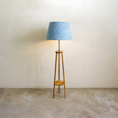 teak table lamp