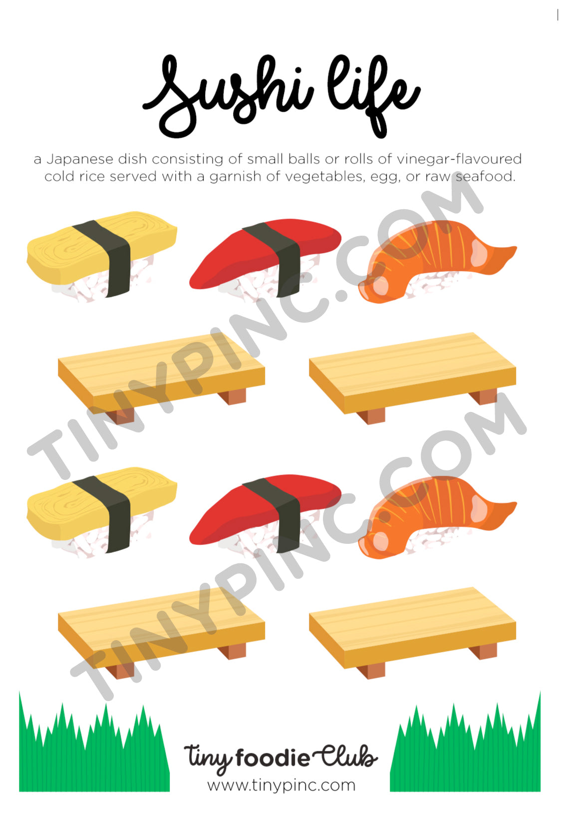 Sushi sticker