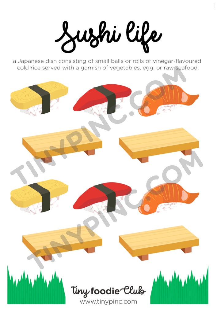 Sushi sticker