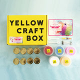 Yellow Craft Box #2 - Beaded Candles Craft Kit