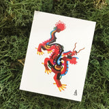 Mini Dragon Colour Bash Temporary Tattoo