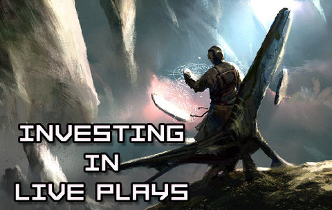 A title card labeled "Investing in Live Plays"