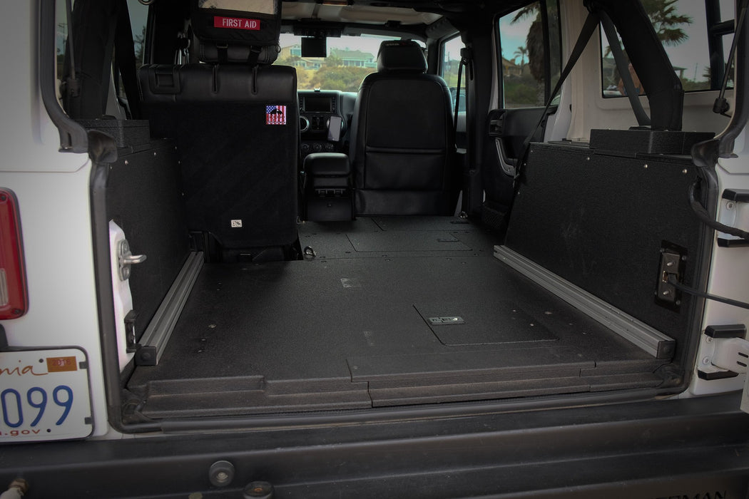 Total 99+ imagen jeep wrangler 4 door sleeping platform
