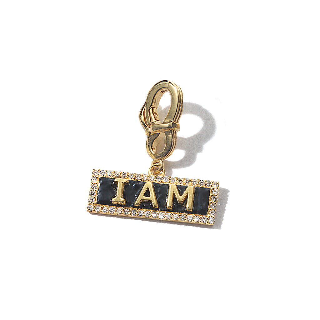 20K "I Am" Diamond Pendant, $2,300. product:20k-i-am-diamond-pendant