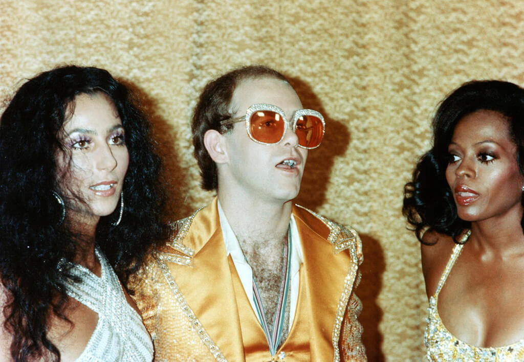 Cher, Elton John, and Diana Ross.