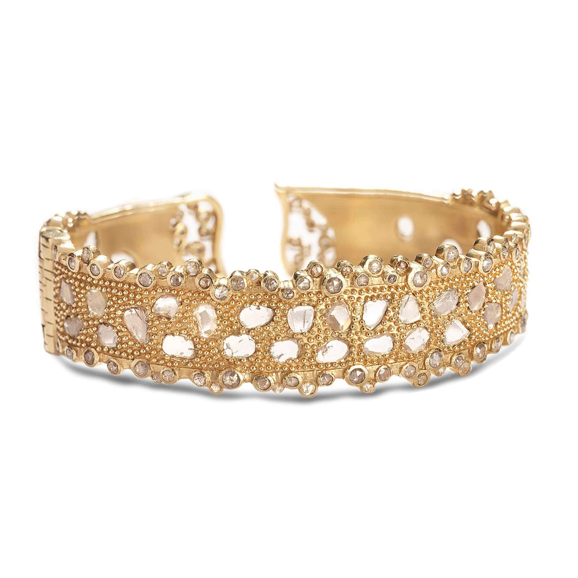 20K Luminosity Diamond Cuff Bracelet | Coomi