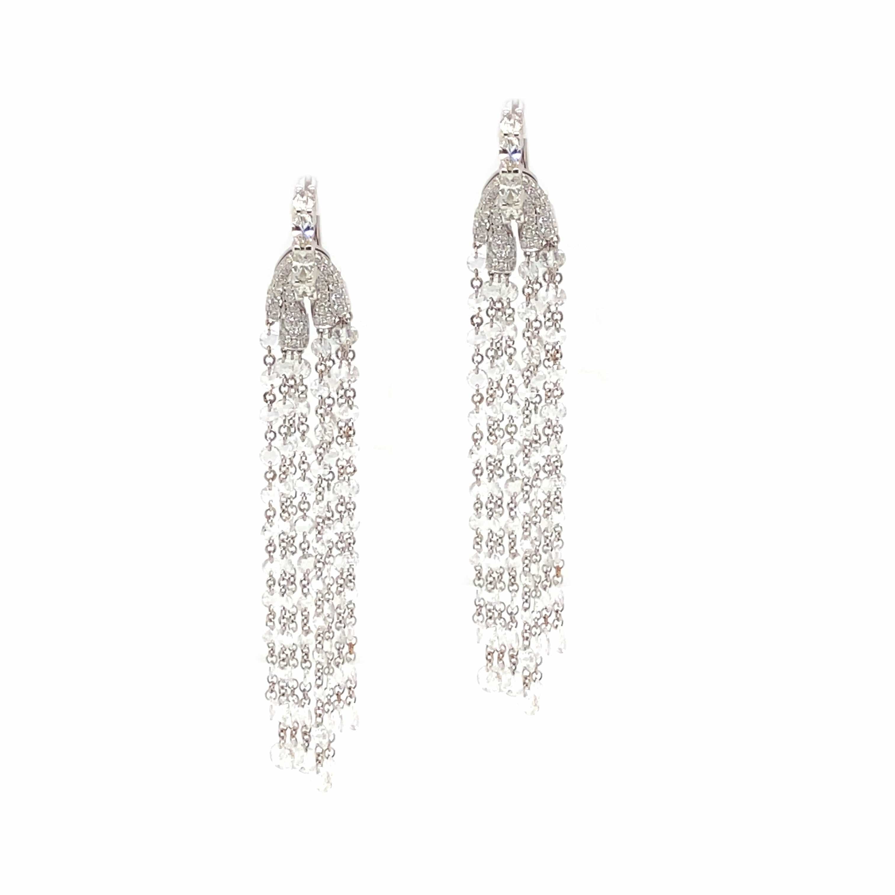 Trinity Deco Chandelier Drop Earrings