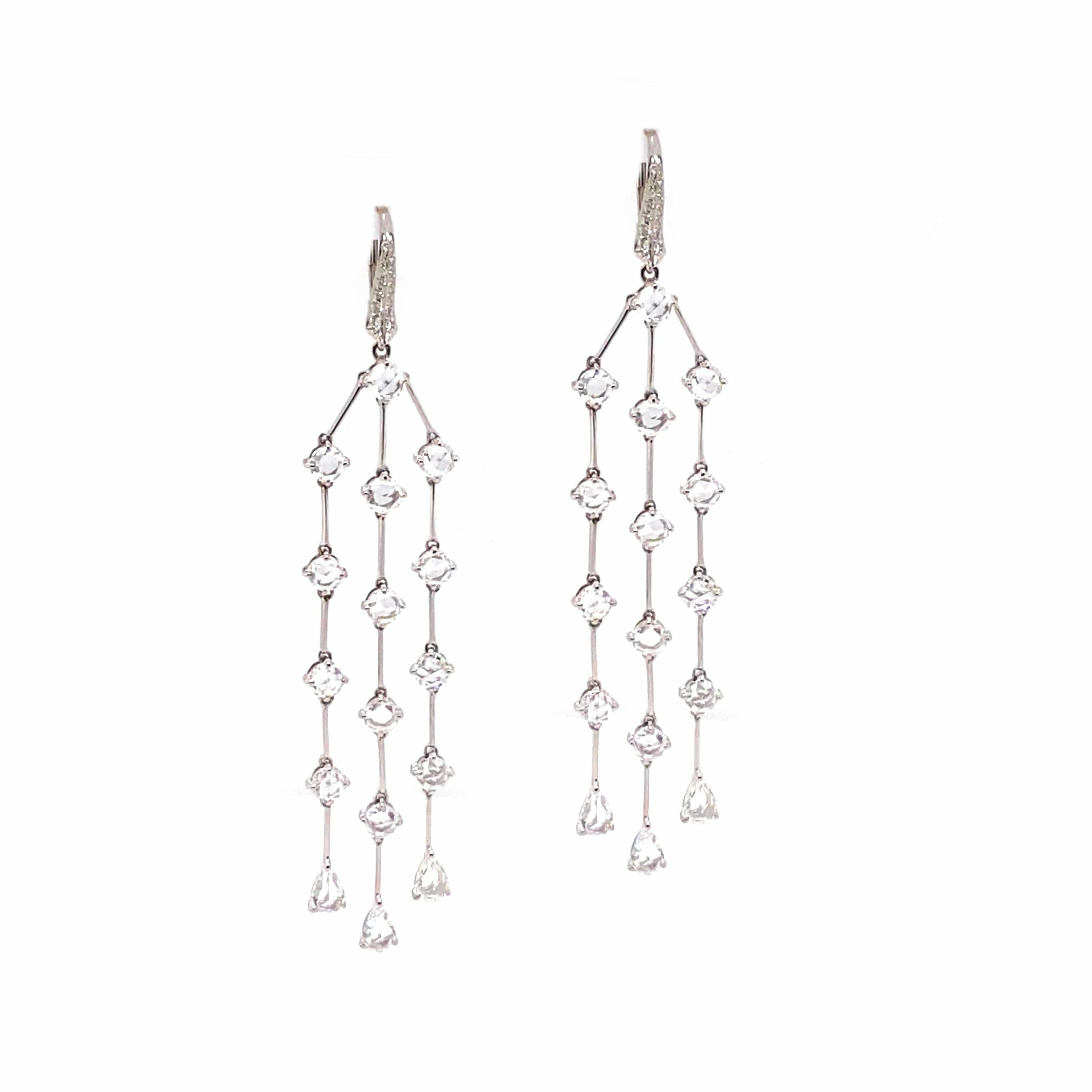 Trinity Drop Waterfall Earrings