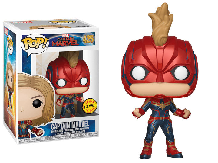 funko pop captain marvel chase