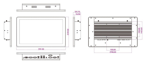 Jetway HPC156SC-FP1900B size