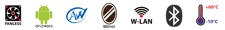 Android mirror specs