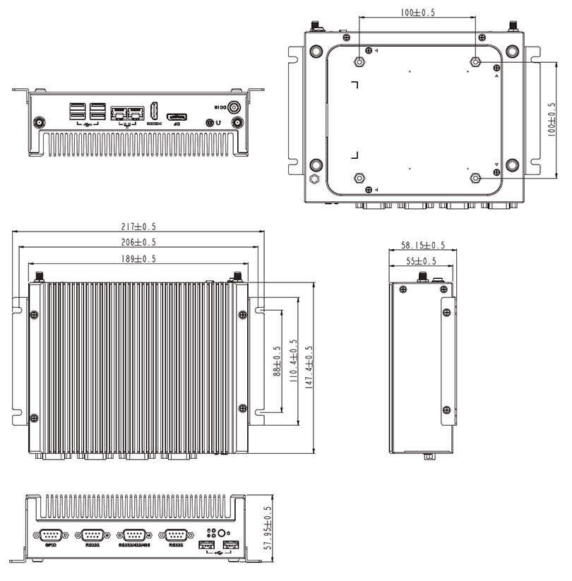 S310-11KS-i7-7600U-Dimension