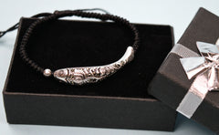 Sterling Silver Koi Fish Prosperity Bracelet