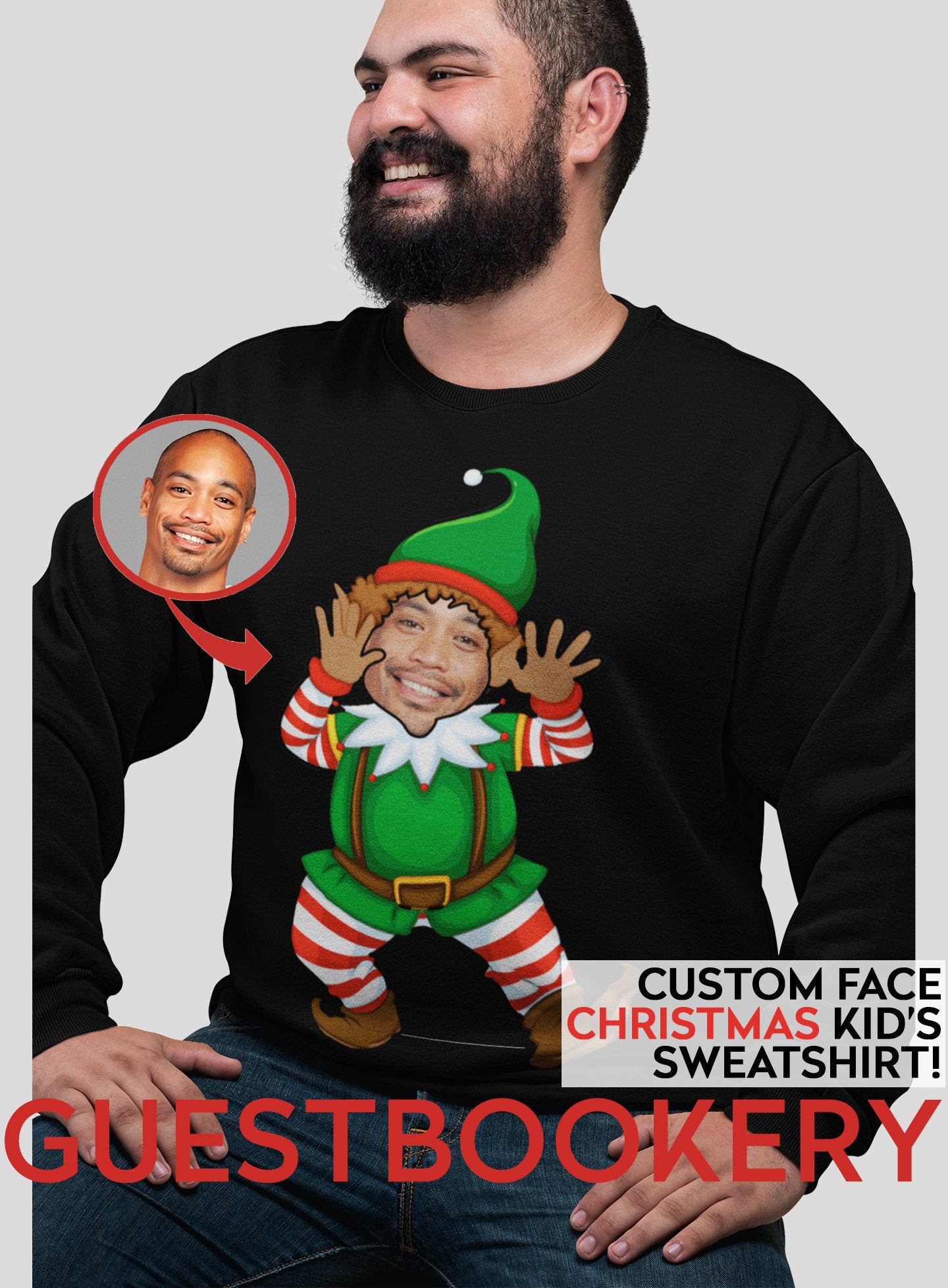 custom face sweater