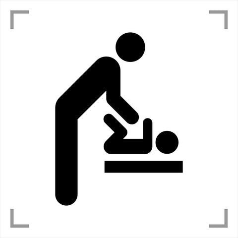 baby changing sign