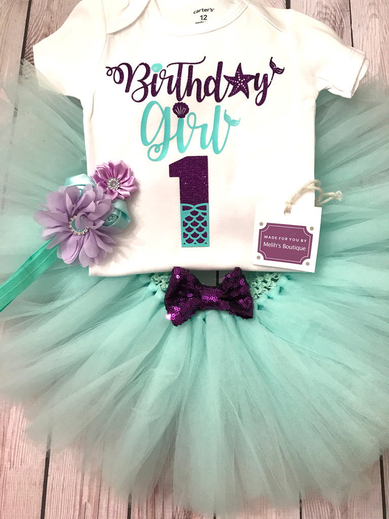 baby's first birthday mermaid outfit