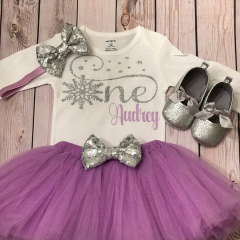 winter onederland baby girl outfit