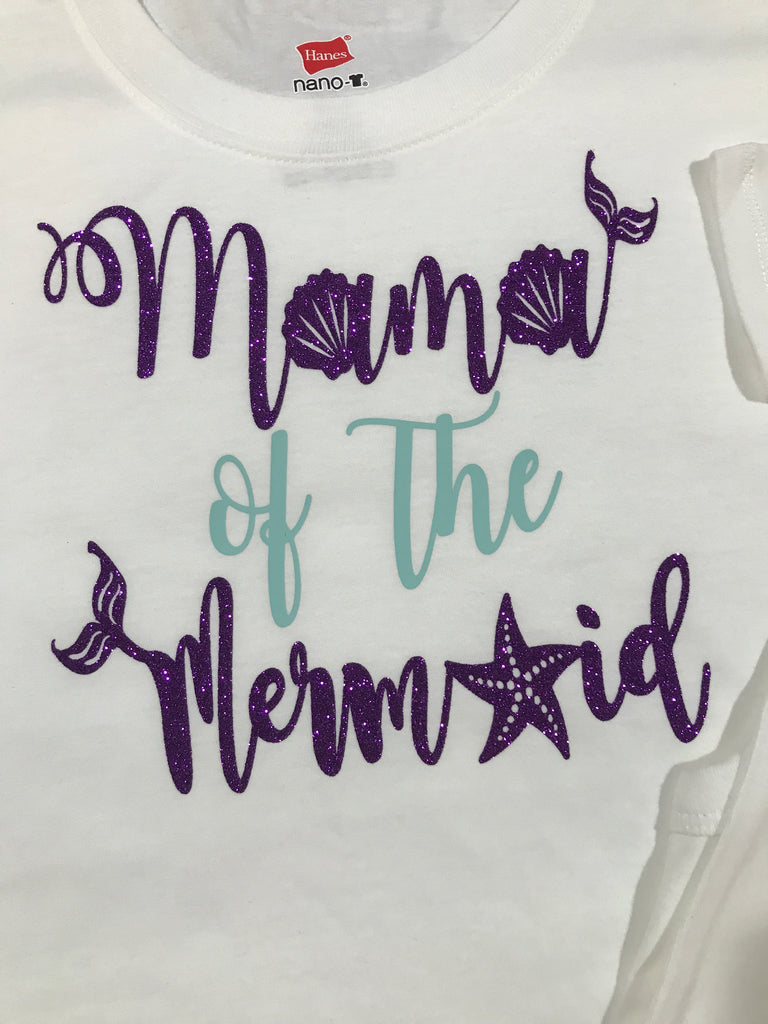 mermaid first birthday shirt