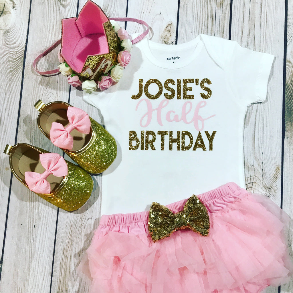 half birthday baby clothes