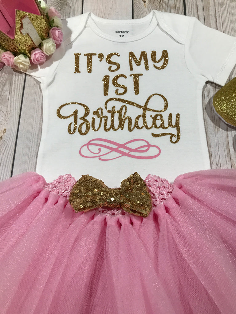 my first birthday onesie