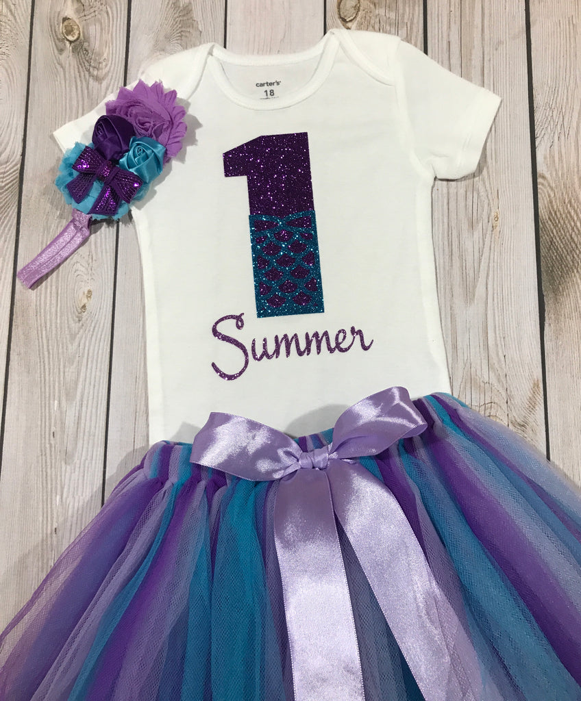 first birthday mermaid outfit