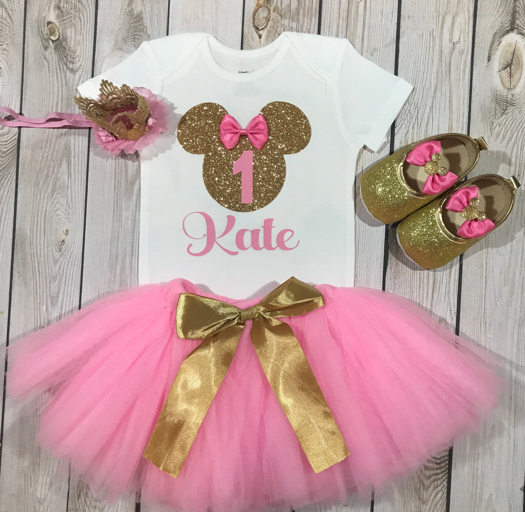 minnie mouse first birthday outfit