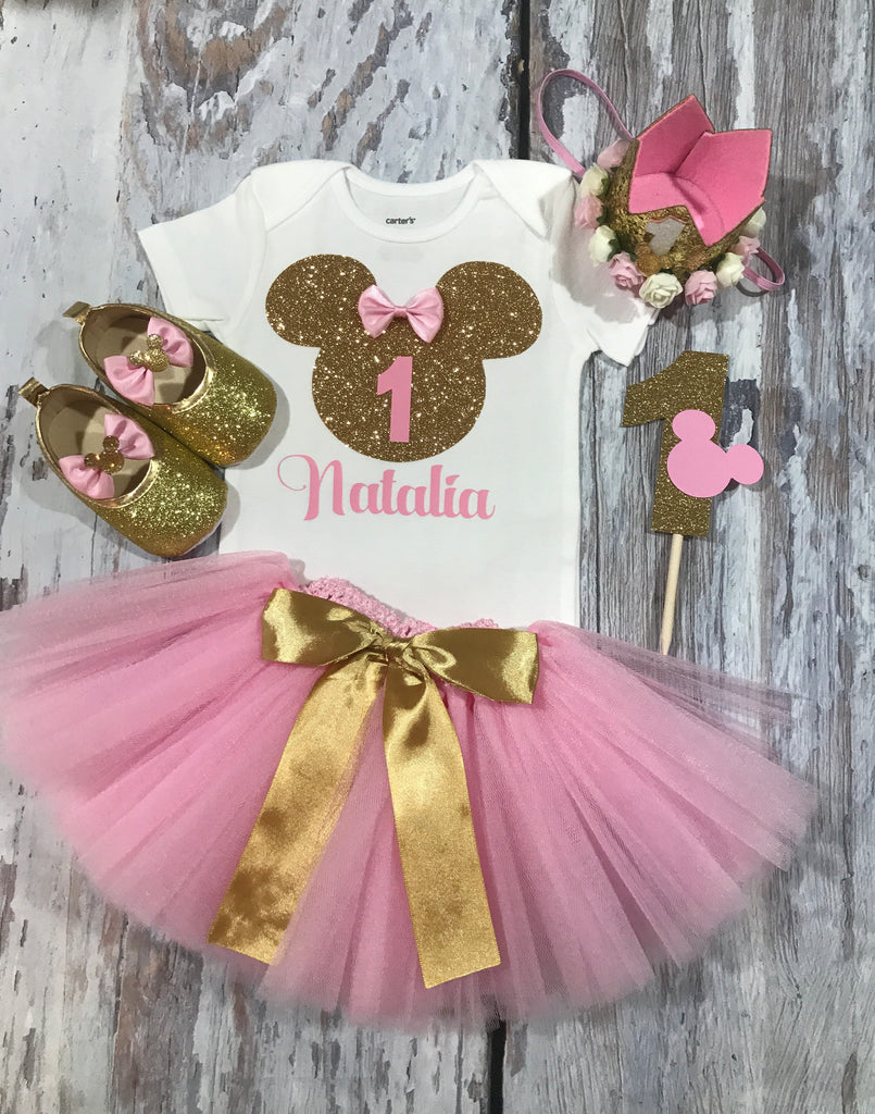 minnie mouse birthday girl outfit