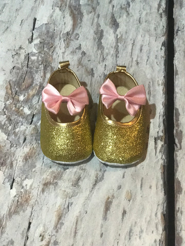 gold glitter shoes girl