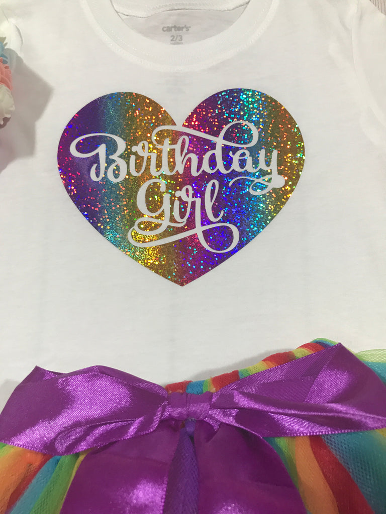 rainbow first birthday outfit