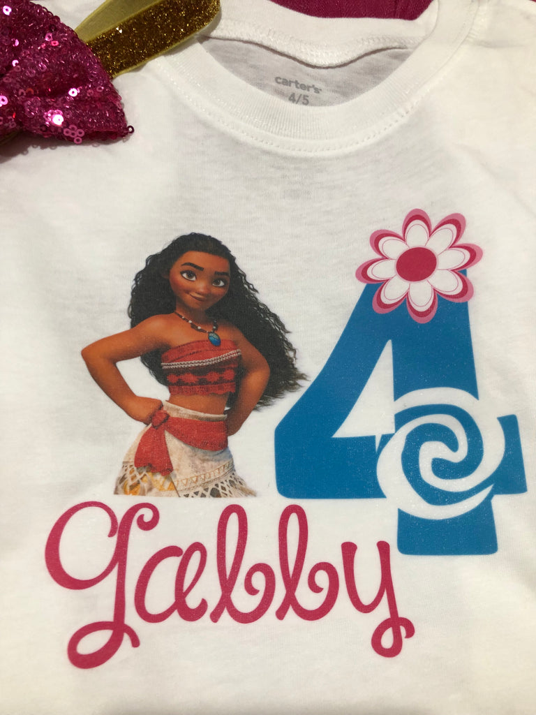 moana 3rd birthday outfit