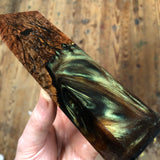 Redwood Burl Chameleon Resin Blank 6 1/8”L x 1 9/16”W x 1” thick