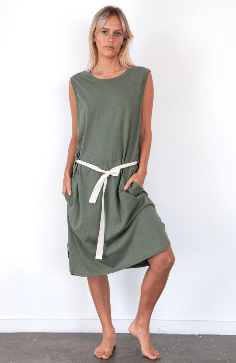 Dunes Dress Khaki