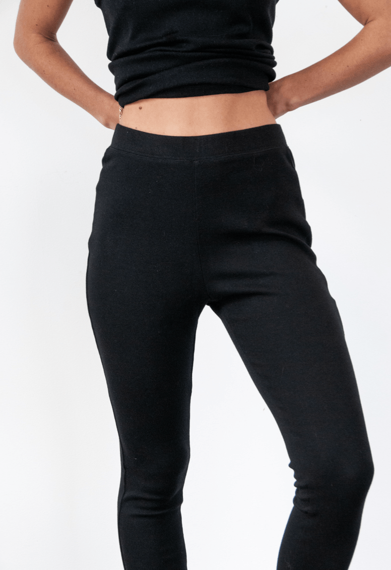 Yogi Rib Legging Black