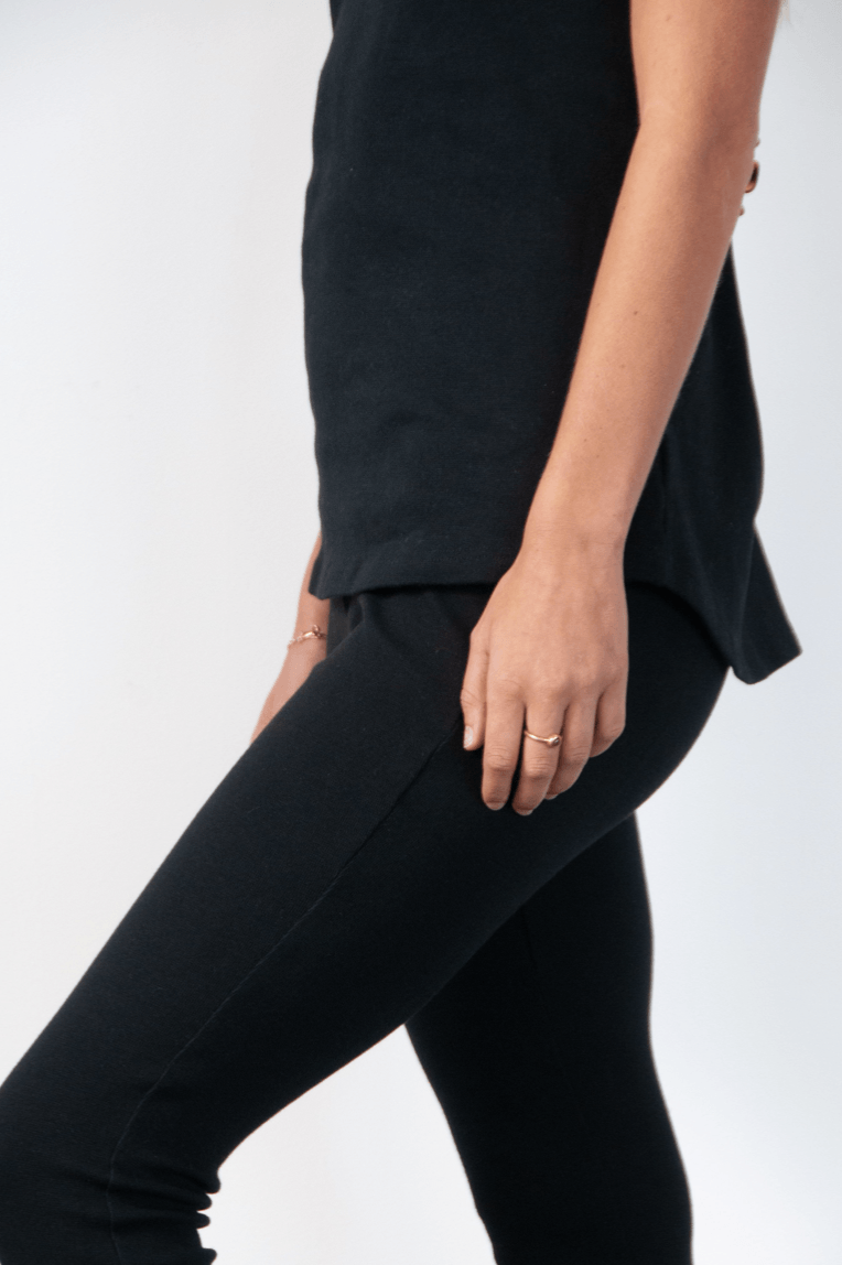 Yogi Rib Legging Black