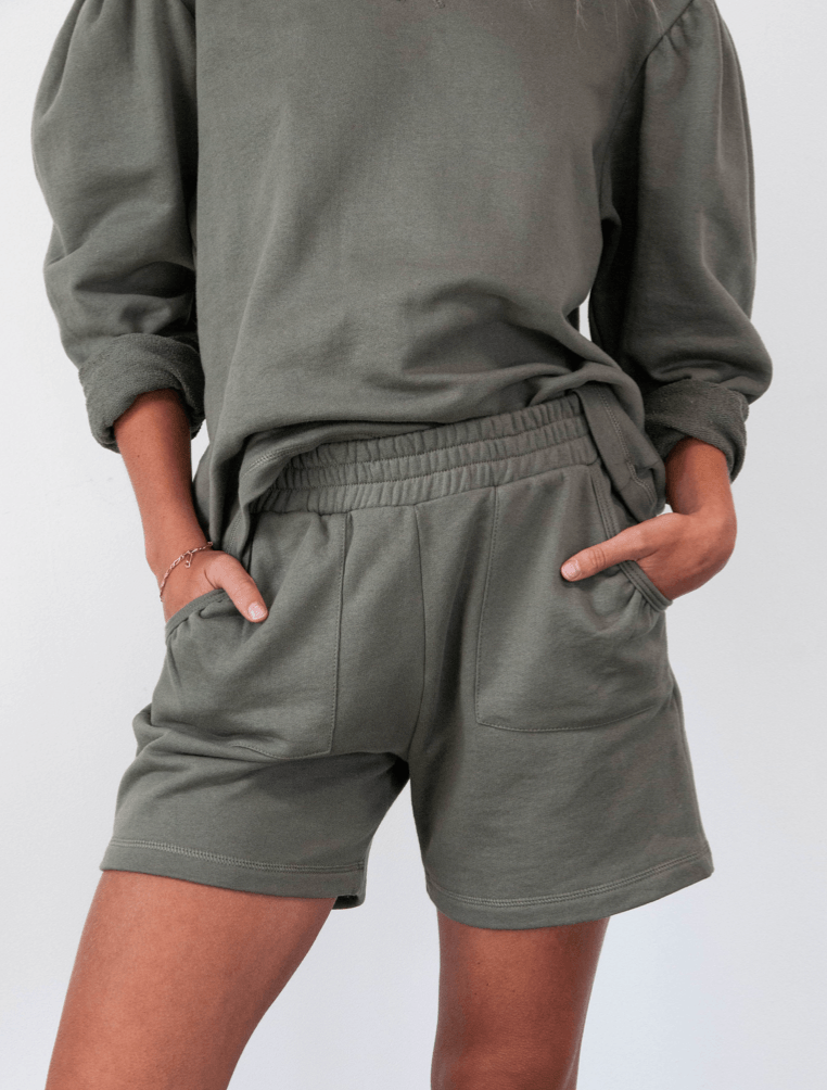 Puff Shorts Khaki