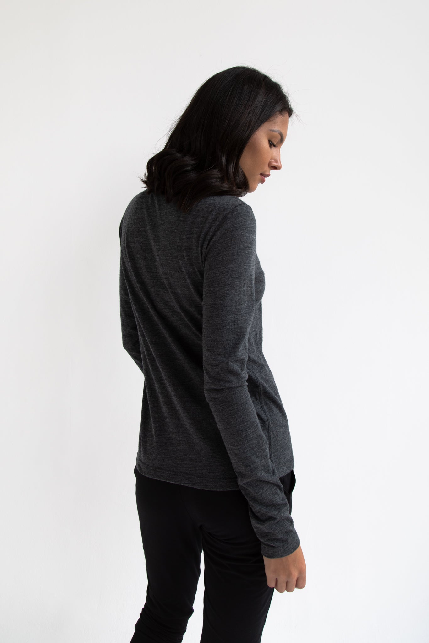 Cool Wool Long Sleeve Grey