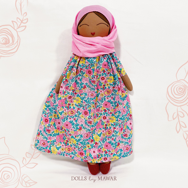Sofia Hijab Doll ~ Liberty Arley Gardens (Dark Tan)