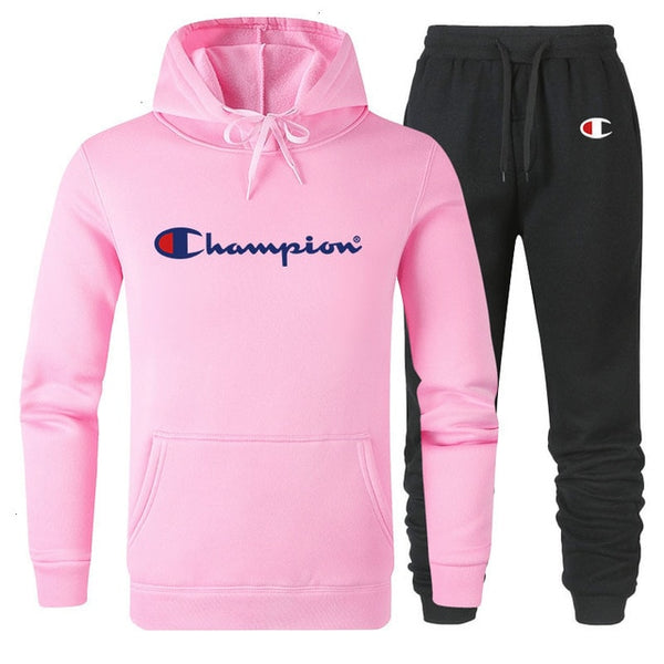 champion hoodie and shorts set