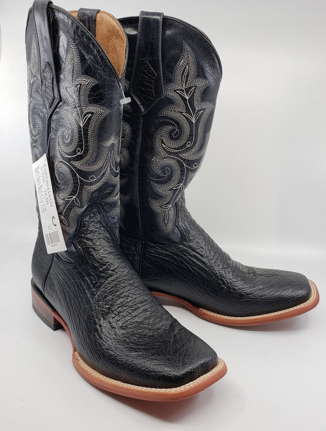 Ferrini Black Acero Square Toe Boots – Rock & Rail Western Wear