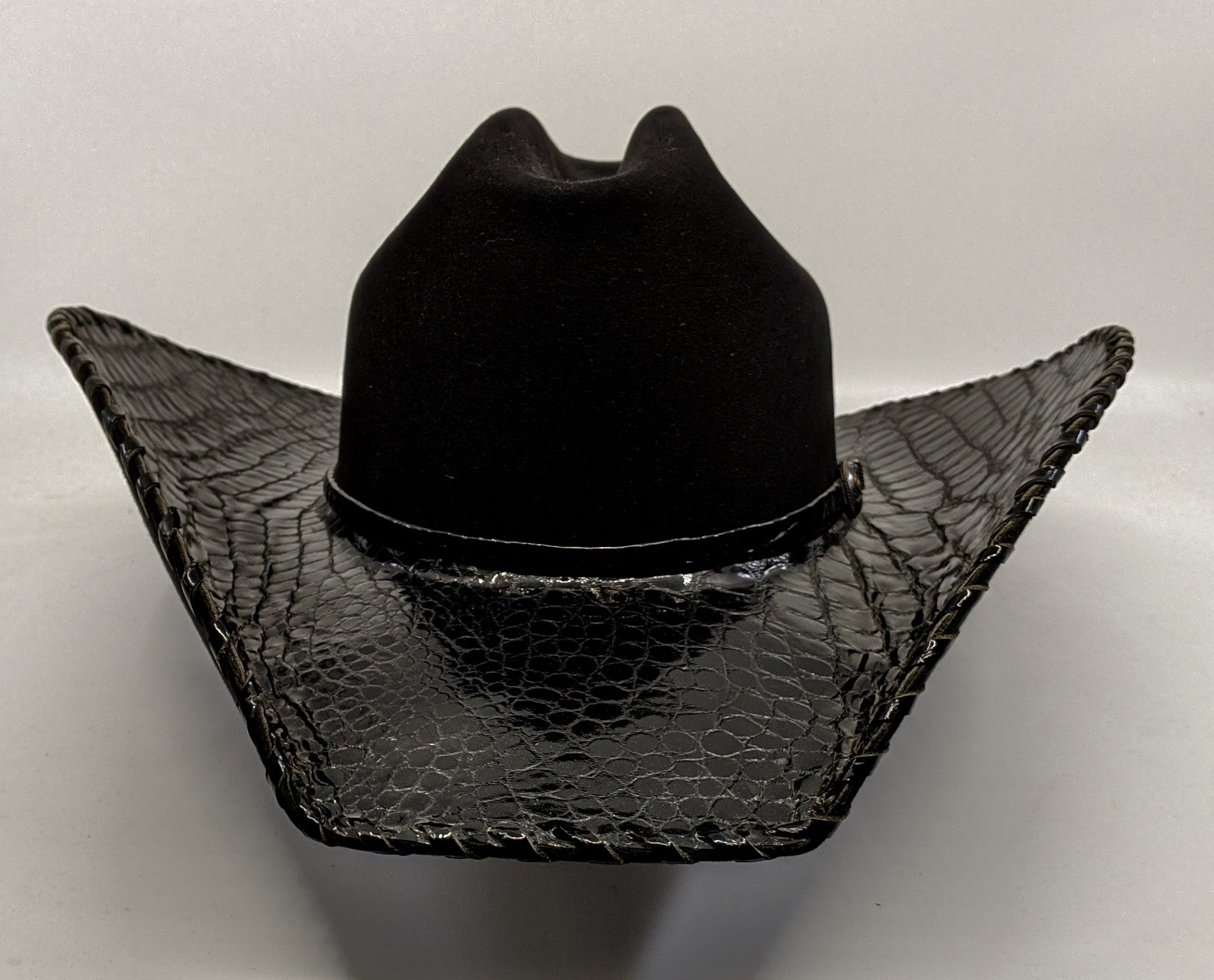 Shorty's 100X Black Gator Custom Hat 7 1/8 – Rock & Rail Western Wear