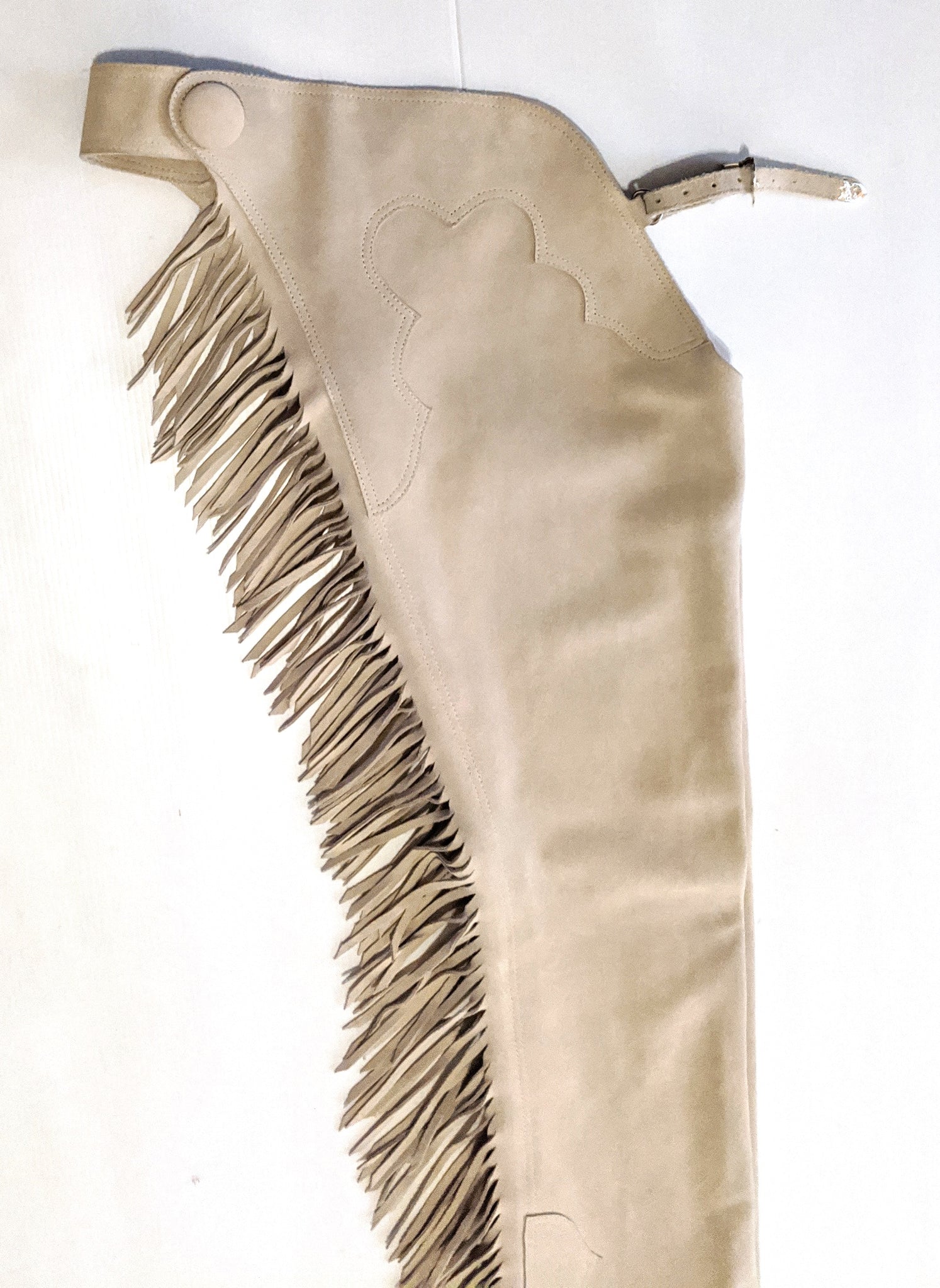 1== Adult Small Hobby Horse Suede Chaps New – Rock & Rail Western Wear