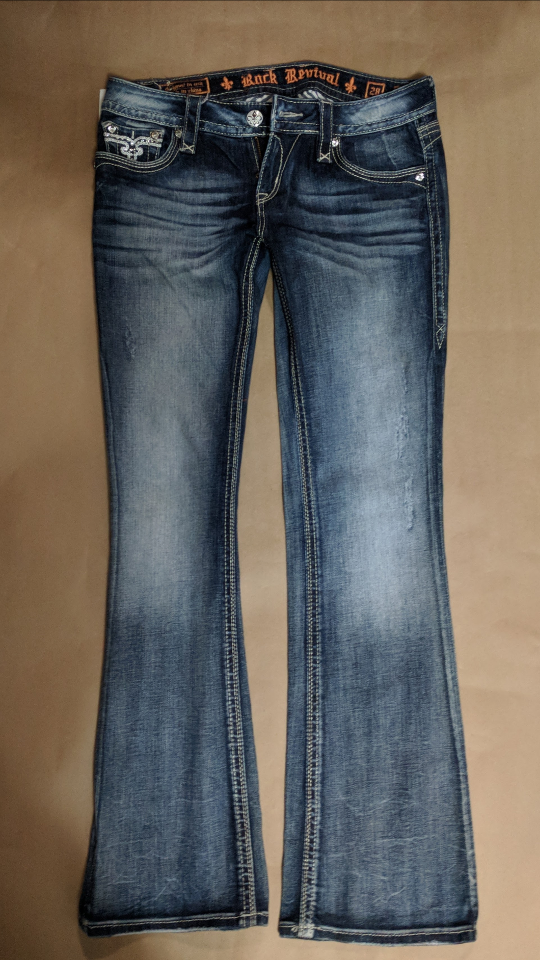 Rock Revival Jeans size 26X31, Boot Cut, EUC – Rock & Rail Western Wear