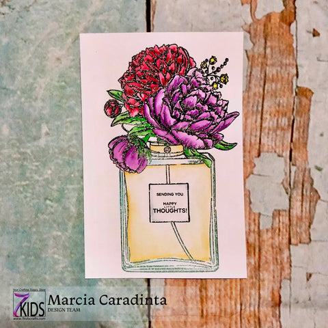 #thefrolickingfairy #7kidscraftingsupplystore #coloradocraftcompany #perfumebouquet #bigandbold #chanel #chanelperfume #happylittlethoughts #watercolor #arteza #flowers #floral #cardmaking #cardmaker