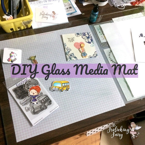 #thefrolickingfairy #glassmediamat #timholtz #tonicstudios #mediamat #diy #craftmat #protectyoursurface #getinky #workspace #craftycorner #doityourself #tutorial #misti