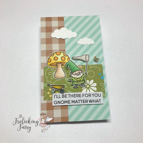 #thefrolickingfairy #heffydoodle #gnomematterwhat #gnome #chillinwithmygnomies #mygnomies #gnomelove #mushroom #earthy #cardchallenge #heffydoodlers #spectrumnoir #alcoholmarkers #patternedpaper #nomatterwhat #friendship #papercraft #cardmaking #cardmaker