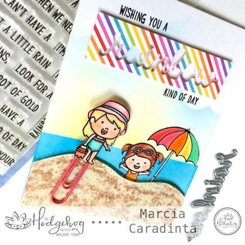 #thefrolickingfairy #thehedgehoghollow #broughttolifebyyou #julykit #subscriptionbox #sunnystudio #coastalcuties #ocean #waves #paperclip #bookmark #xyron #diy #tutorial #copiccoloring #lawnfawn #rainbow #beach #beachday #playinginthesand