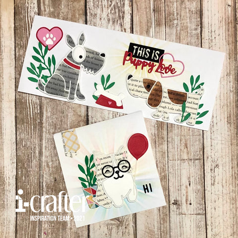 #thefrolickingfairy #i_crafter #i_crafterart #puppylove #paperpiecing #distressoxide #cosmicflarestencil #hi #hello #bookpages #bookpageart #thisislove #inkblending #slimline #slimlinecards #cardmaker #cardmaking #mixedmedia #cardmakersofinstagram