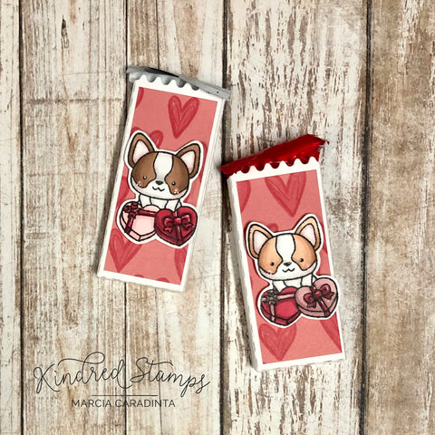 #thefrolickingfairy #kindredstamps #cupidscrew #cupid #valentine #valentinesday #valentinetreats #treatbag #candybarslider #jadedblossom #roundedtag #classroomtreats #unicorns #patternedpaper #stashbuster #spectrumnoir #alcoholmarkers #gifttag #filmstrip #filmstripdie #cardmaking #cardmaker #cardmakersofinstagram