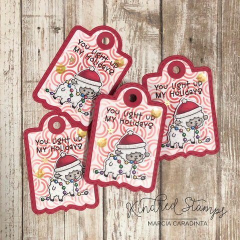 #thefrolickingfairy #kindredstamps #festivefurries #critters #christmas #Christmascritters #jadedblossom #treattags #inkblending #distressoxide #stencils #candycane #peppermintswirl #christmassweater #penguin #santa #sloth #wreath #sheep #llama #christmastags #spectrumnoir #alcoholmarkers #cardmaker #cardmaking #cardmakersofinstagram