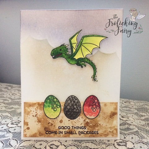 #thefrolickingfairy #kindredstamps #heirstothethrone #letitsnow #direwolf #dragonqueen #dragon #warrior #desert #dragoneggs #copiccoloring #ironthrone #unburnt #sunmoonstars